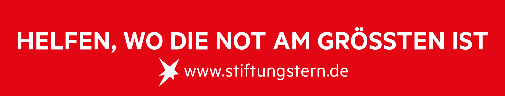 Banner Stiftung stern